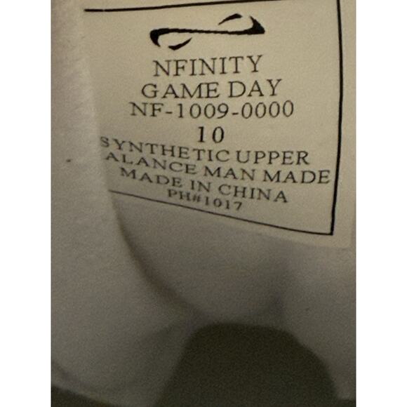 Nfinity Game Day Cheer Shoes White Size 10 NF-1009-0000 Bioniq Tumbling - Picture 11 of 11